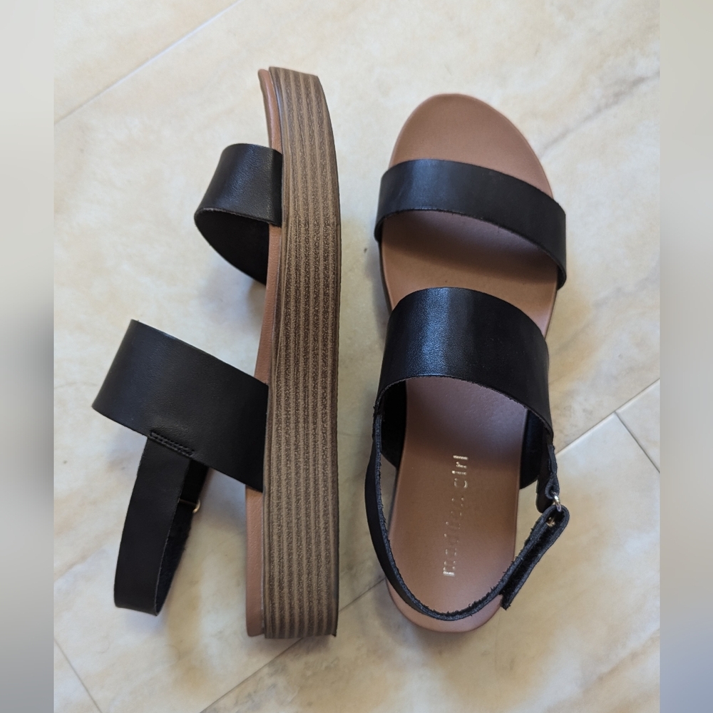 Chunky platform leather Madden Girl sandals